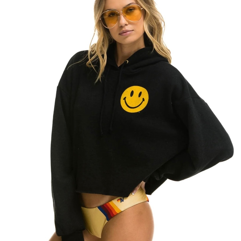 Aviator Nation smiley sweatshirt NWT size small